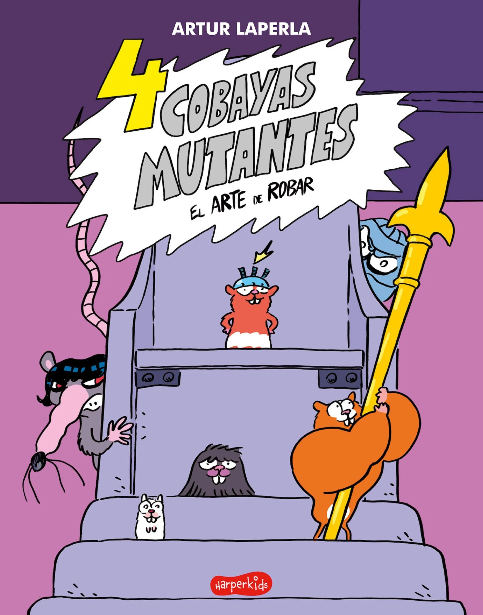 4 cobayas mutantes. El arte de robar (Libro 3) (4 mutant guinea pigs. The art of - Image 2