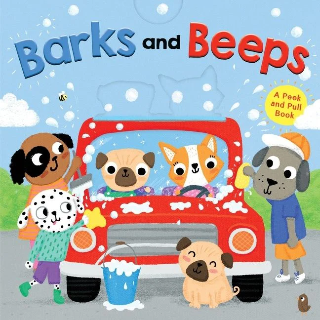 Barks and Beeps: A Peek and Pull Book - Image 4