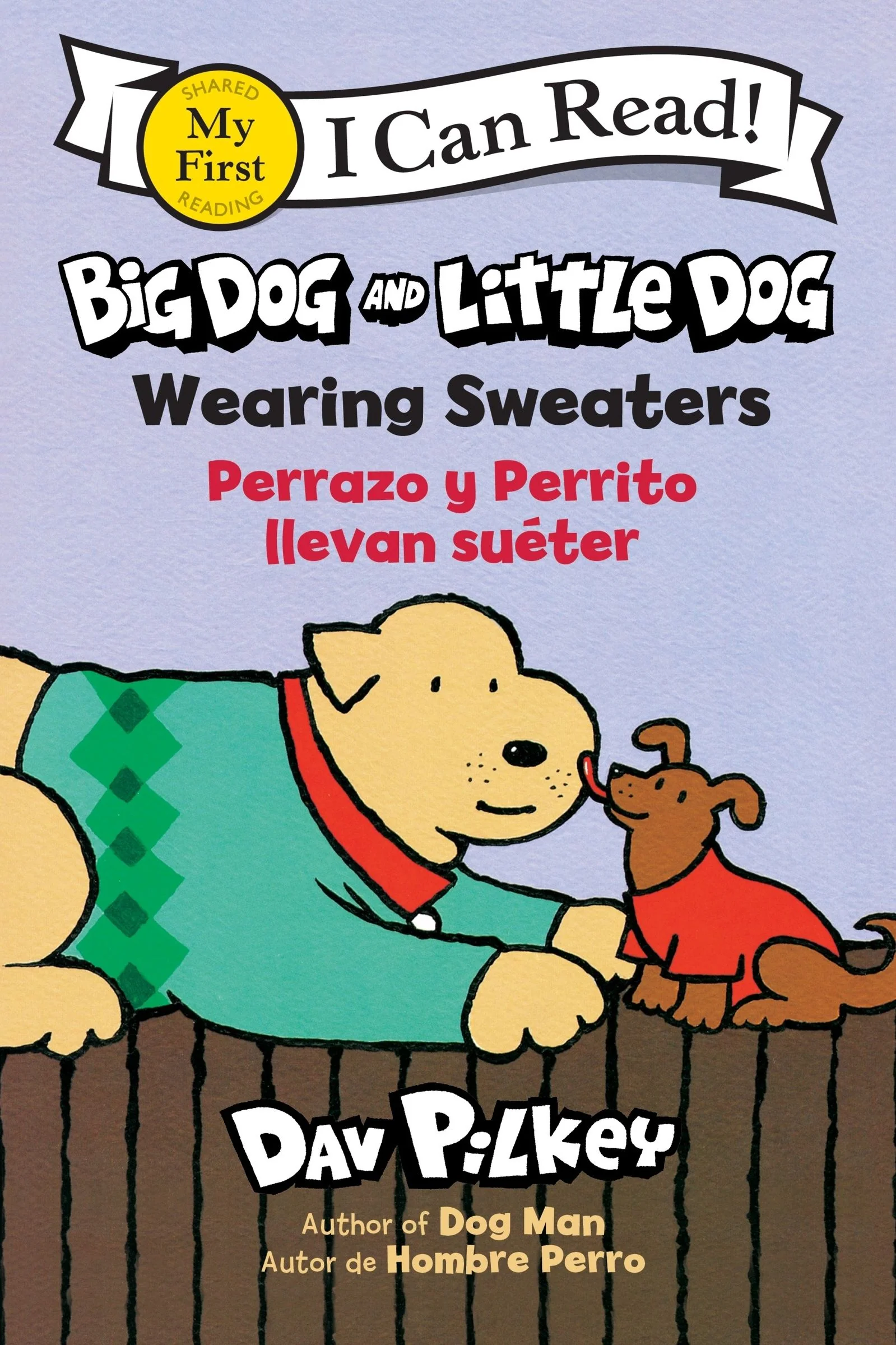 Big Dog and Little Dog Wearing Sweaters/Perrazo y Perrito llevan suéter - Image 2