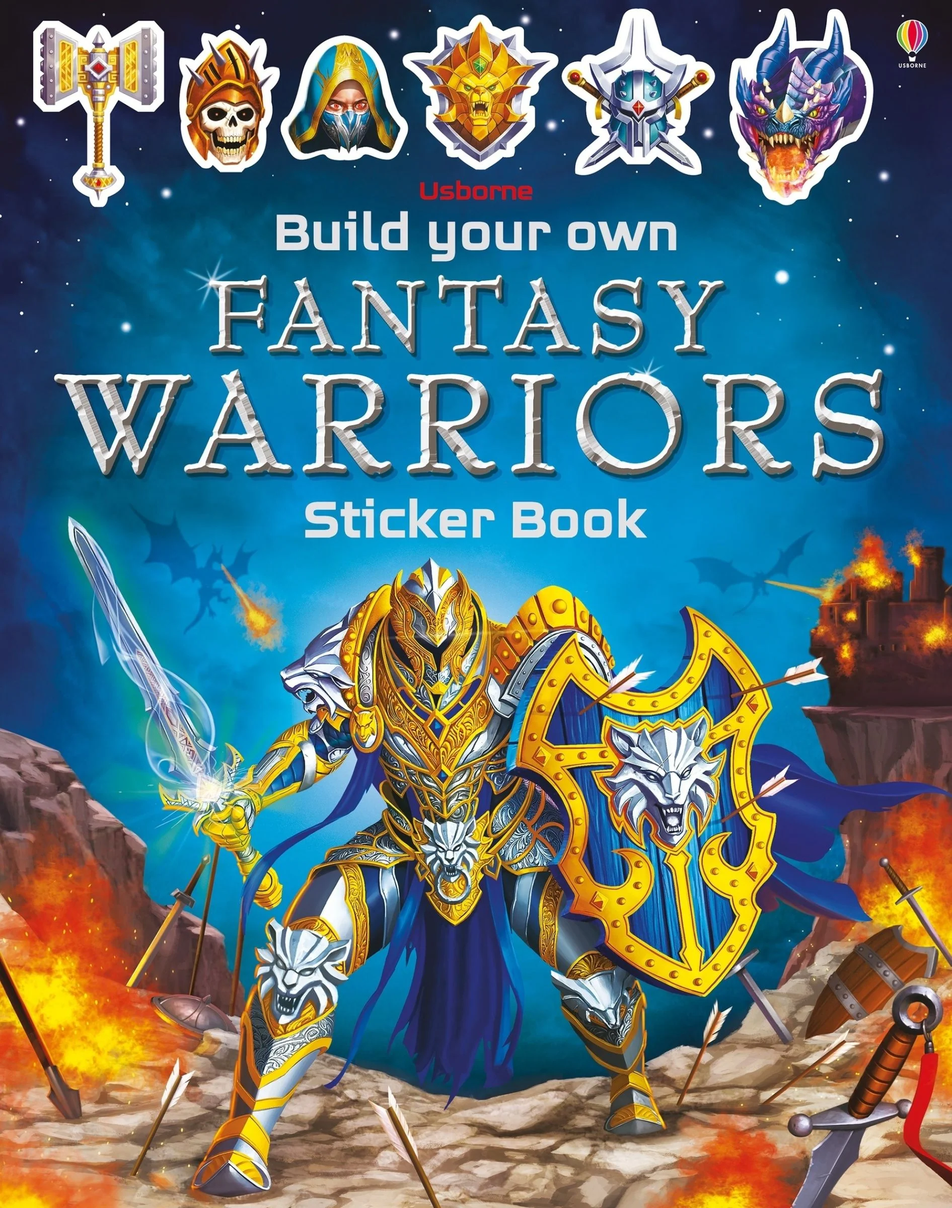 Build Your Own Fantasy Warriors Sticker Book - Image 2