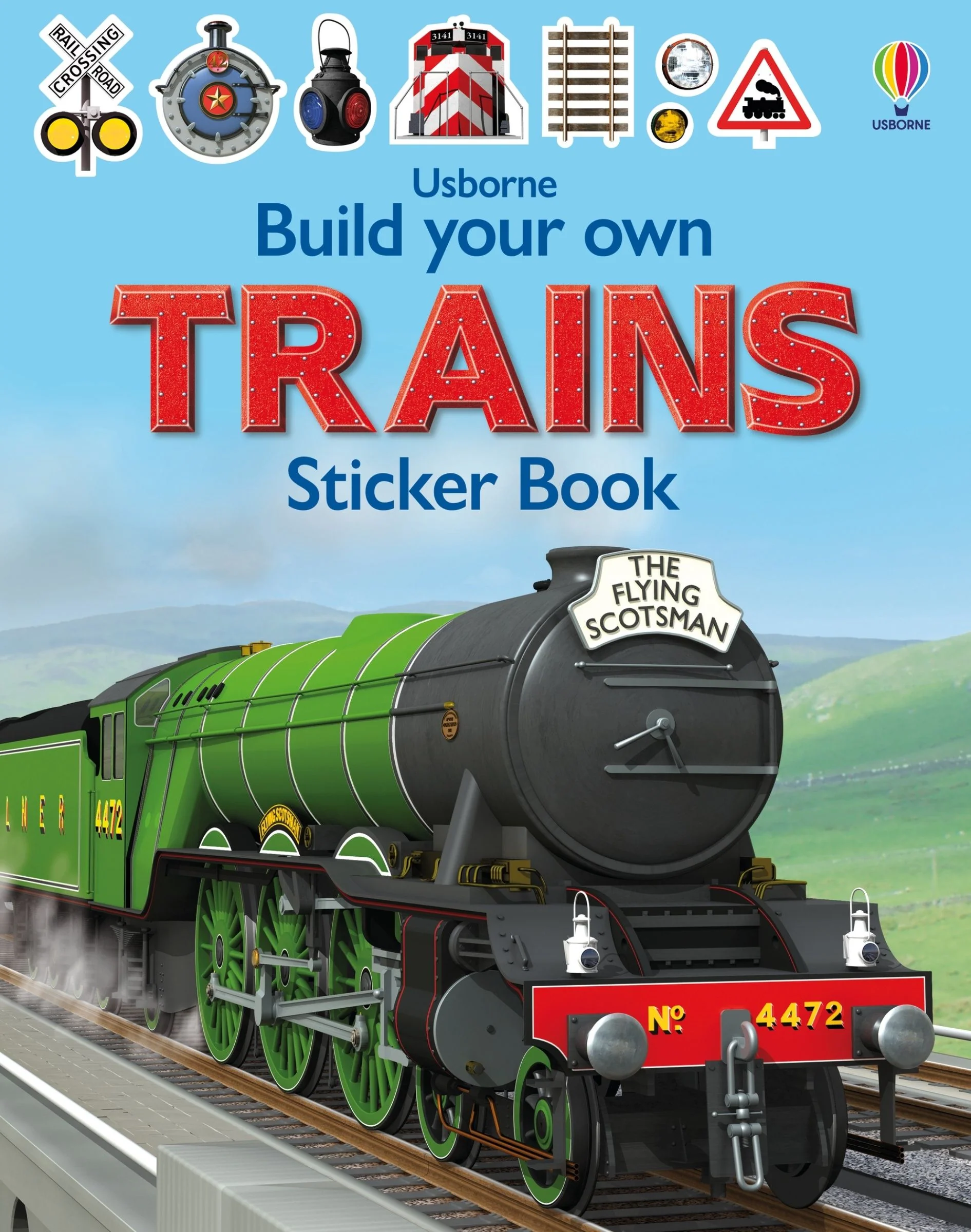 Build Your Own Trains Sticker Book - Image 2
