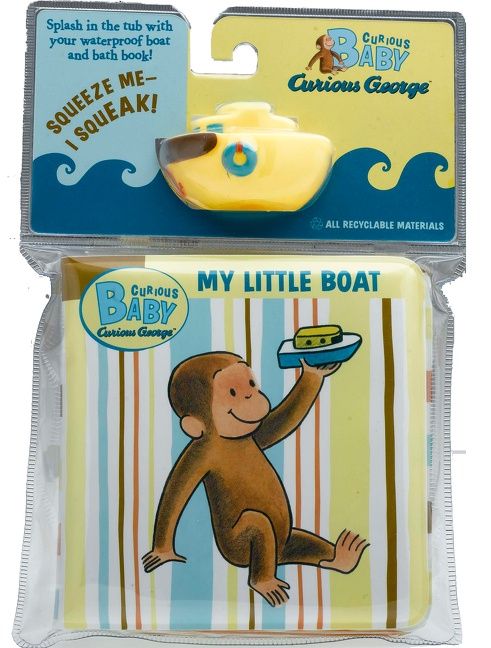 Curious Baby My Little Boat (Curious George Bath Book & Toy Boat) - Image 2