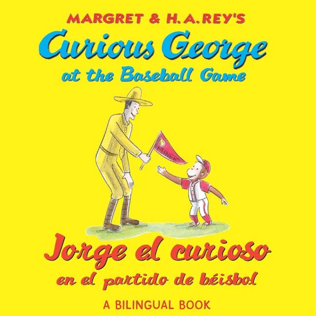 Curious George at the Baseball Game/Jorge el curioso en el partido de béisbo - Image 2
