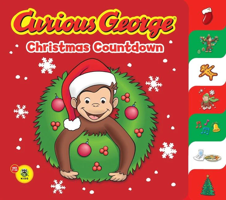 Curious George Christmas Countdown Tabbed  (CGTV) - Image 2