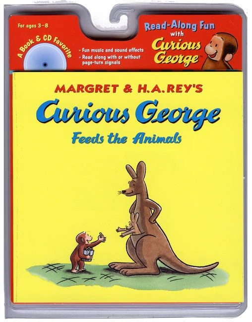 Curious George Feeds the Animals Book & Cd - Image 2