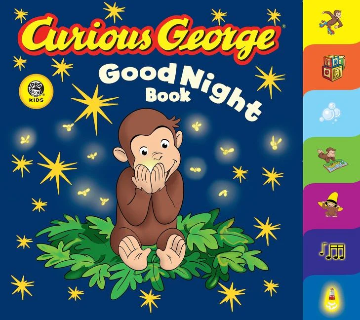 Curious George Good Night Book Tabbed - Image 2