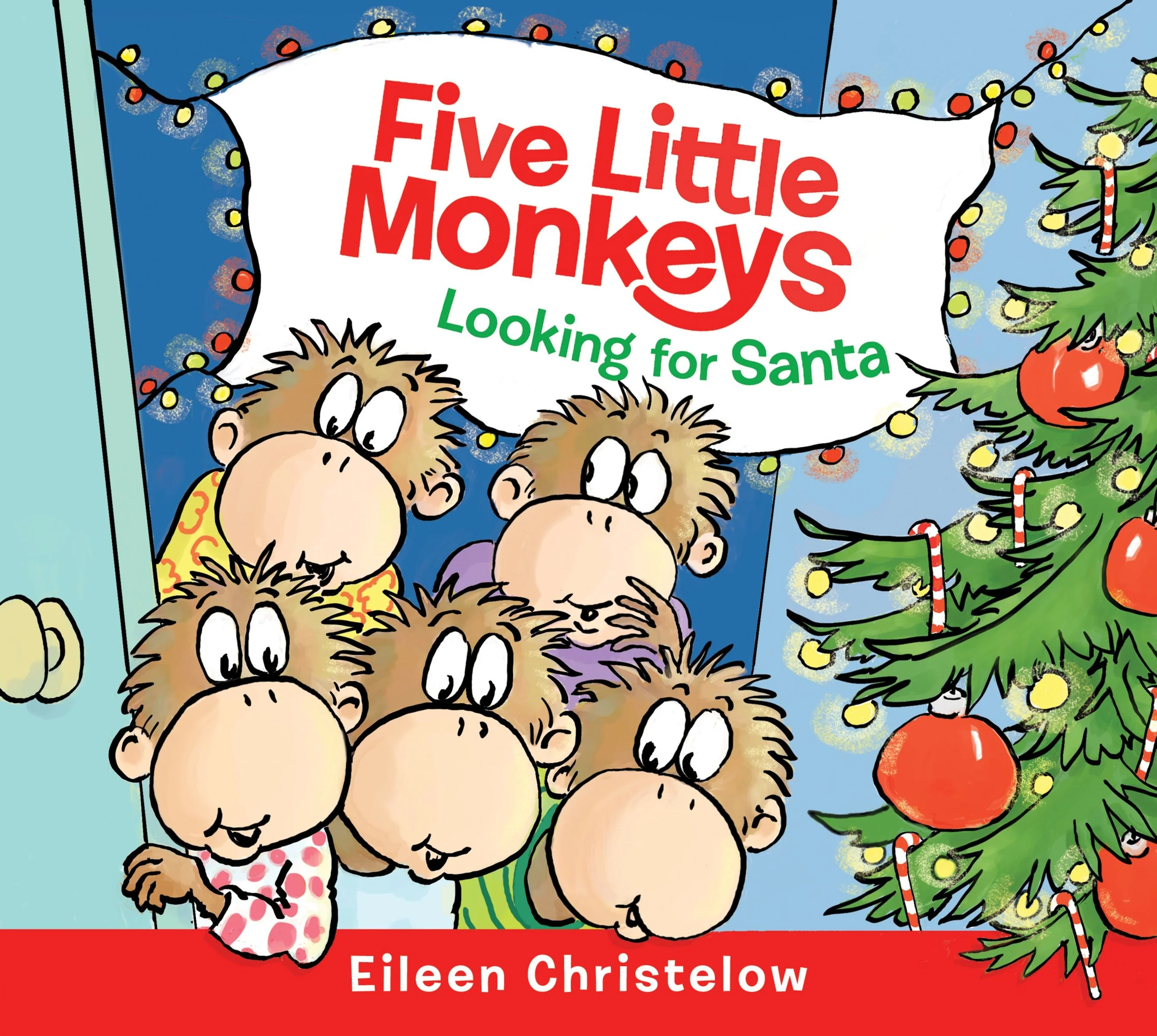 Five Little Monkeys Looking for Santa Board Book - Image 2