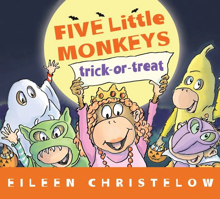 Five Little Monkeys Trick-or-Treat Board Book - Image 2