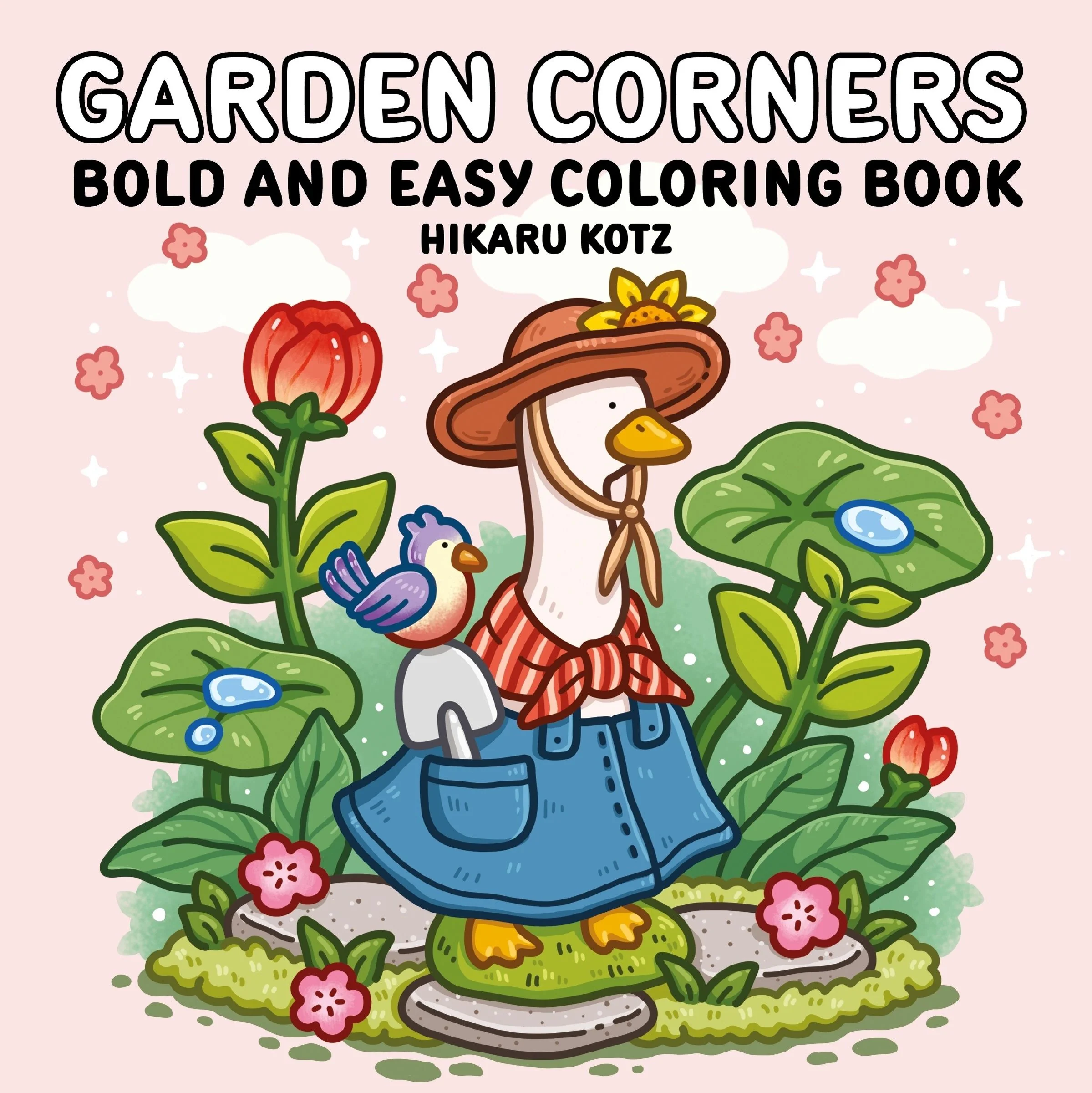 Garden Corners: Bold and Easy Coloring Book - Image 2