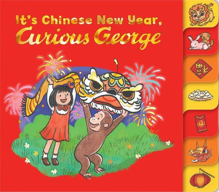 It's Chinese New Year, Curious George! Tabbed Board Book - Image 2