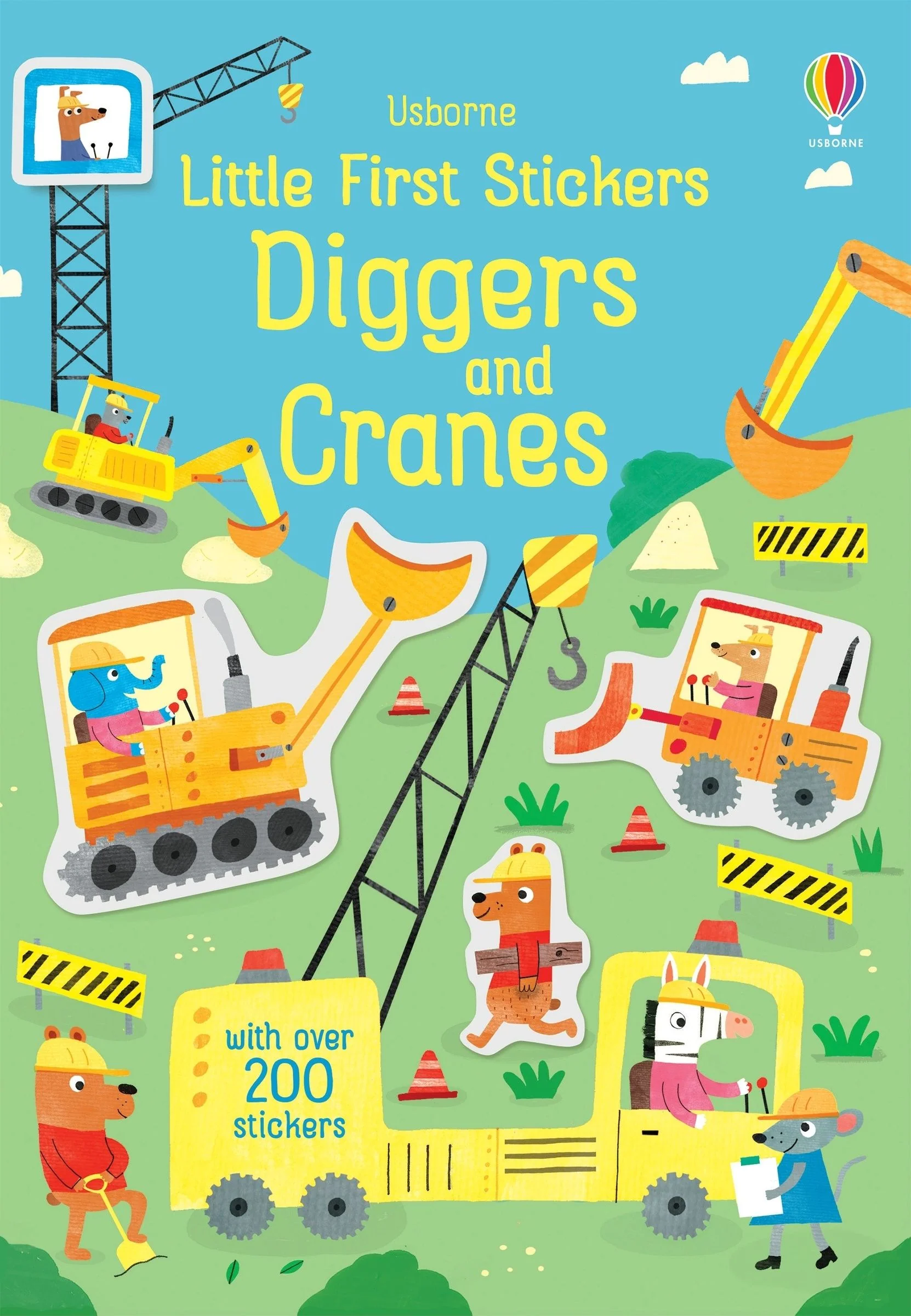 Little First Stickers Diggers and Cranes - Image 2