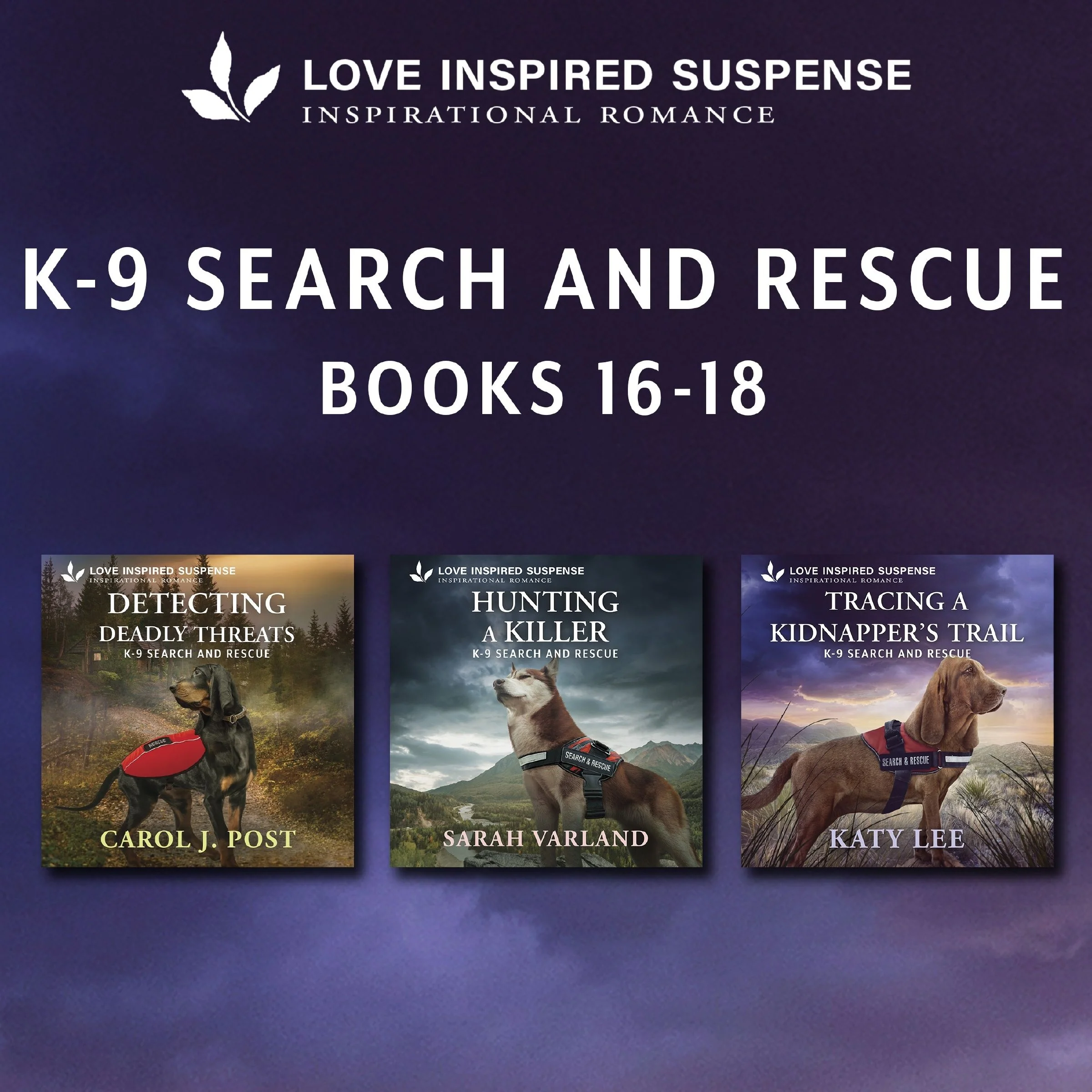 Love Inspired Suspense K9 Search & Rescue Books 16-18 - Image 2