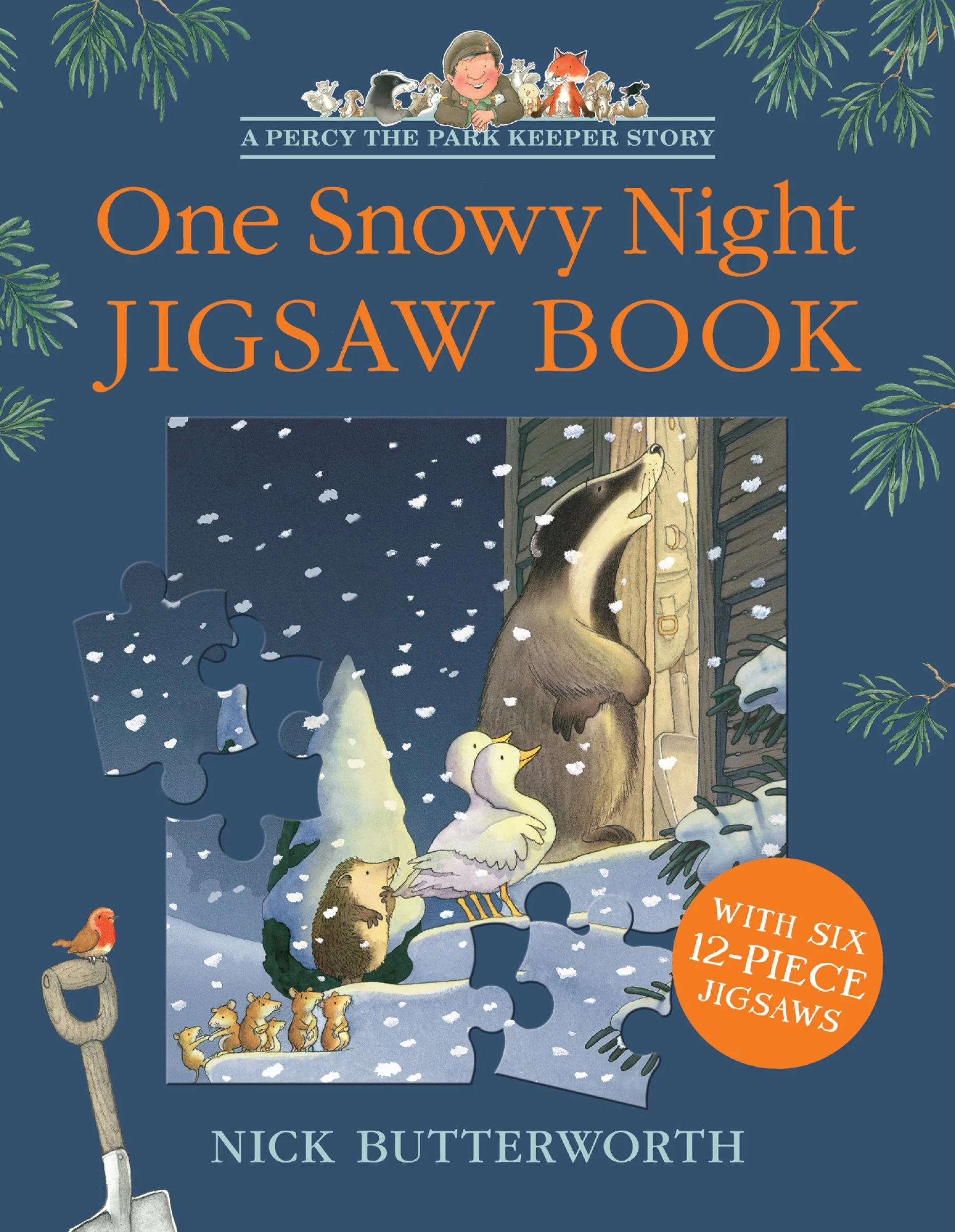 One Snowy Night Jigsaw Book (Percy the Park Keeper) - Image 2