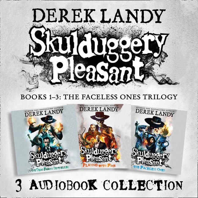 Skulduggery Pleasant – Skulduggery Pleasant: Audio Collection Books 1-3: The Faceless Ones Trilogy: Skulduggery Pleasant, Playing with Fire, The Faceless Ones - Image 2