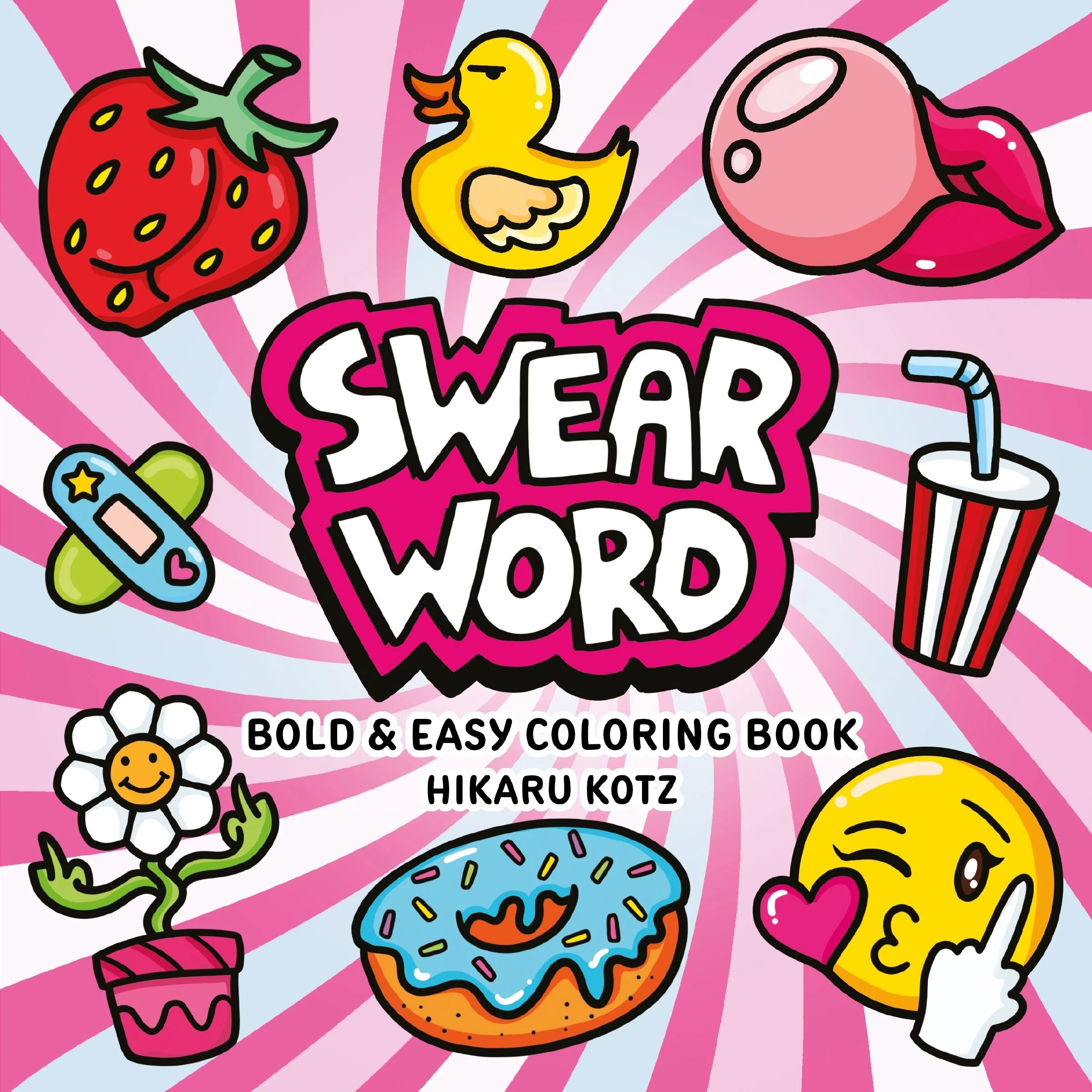 Swear Word: Bold and Easy Coloring Book - Image 2