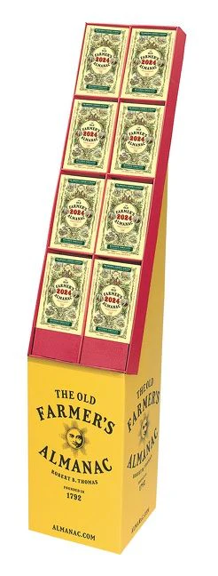 The 2024 Old Farmer’s Almanac 32-copy floor display - Image 2