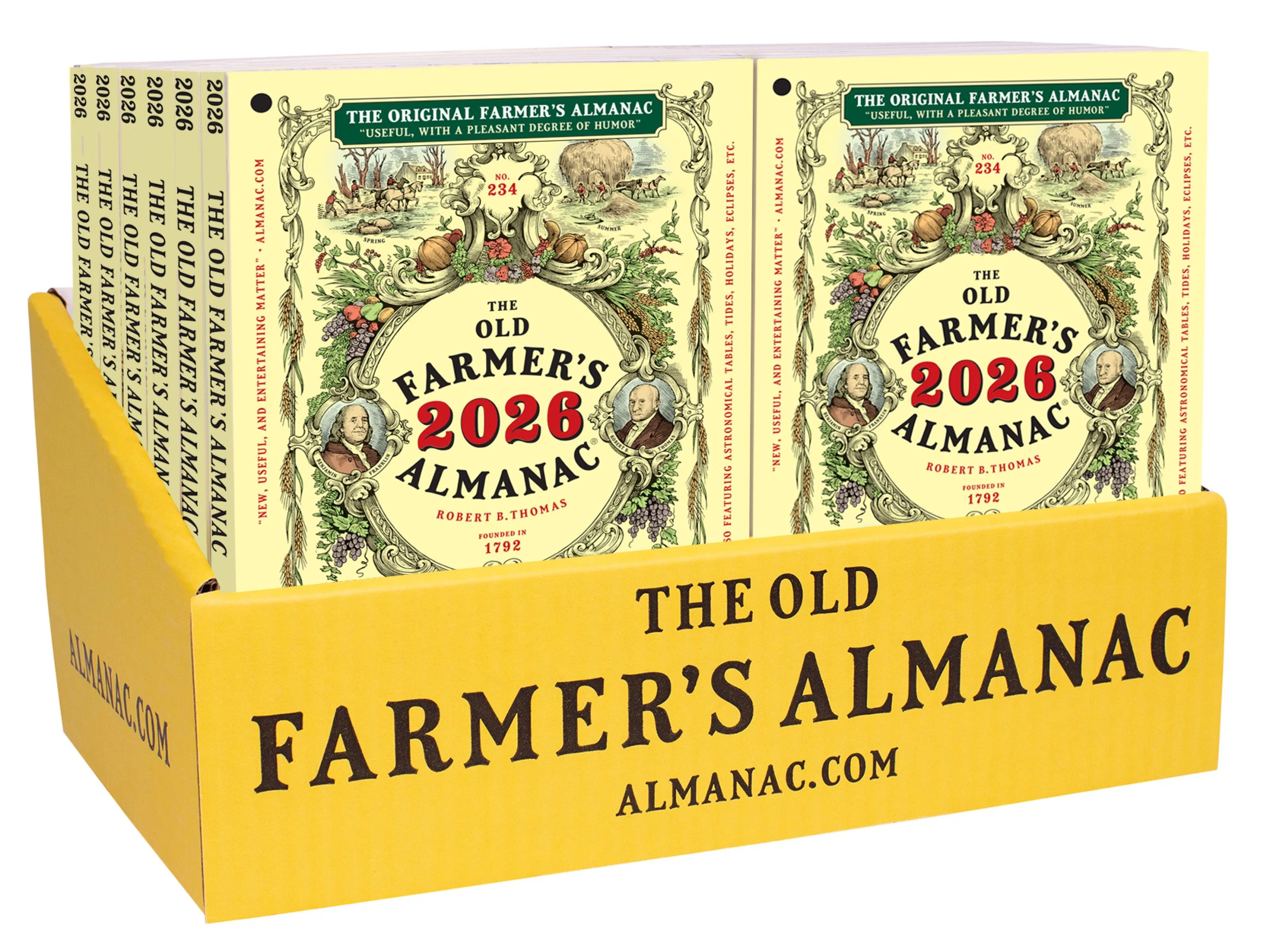 The 2026 Old Farmer's Almanac 24-copy counter display - Image 2