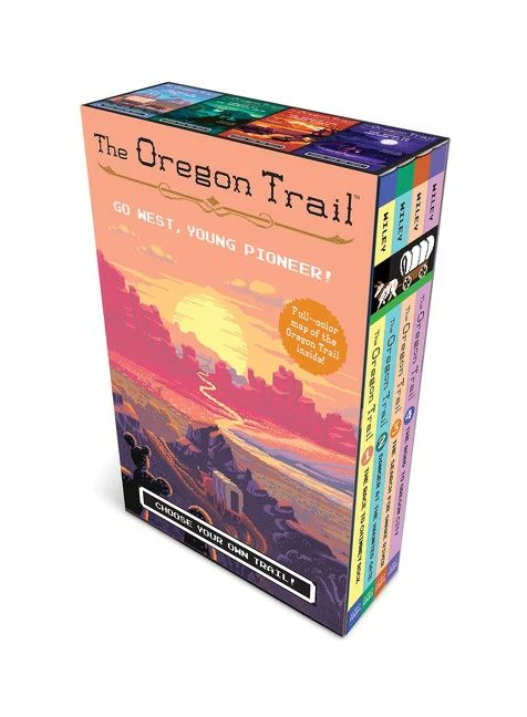 The Oregon Trail 4-Book Paperback Box Set Plus Poster Map - Image 3