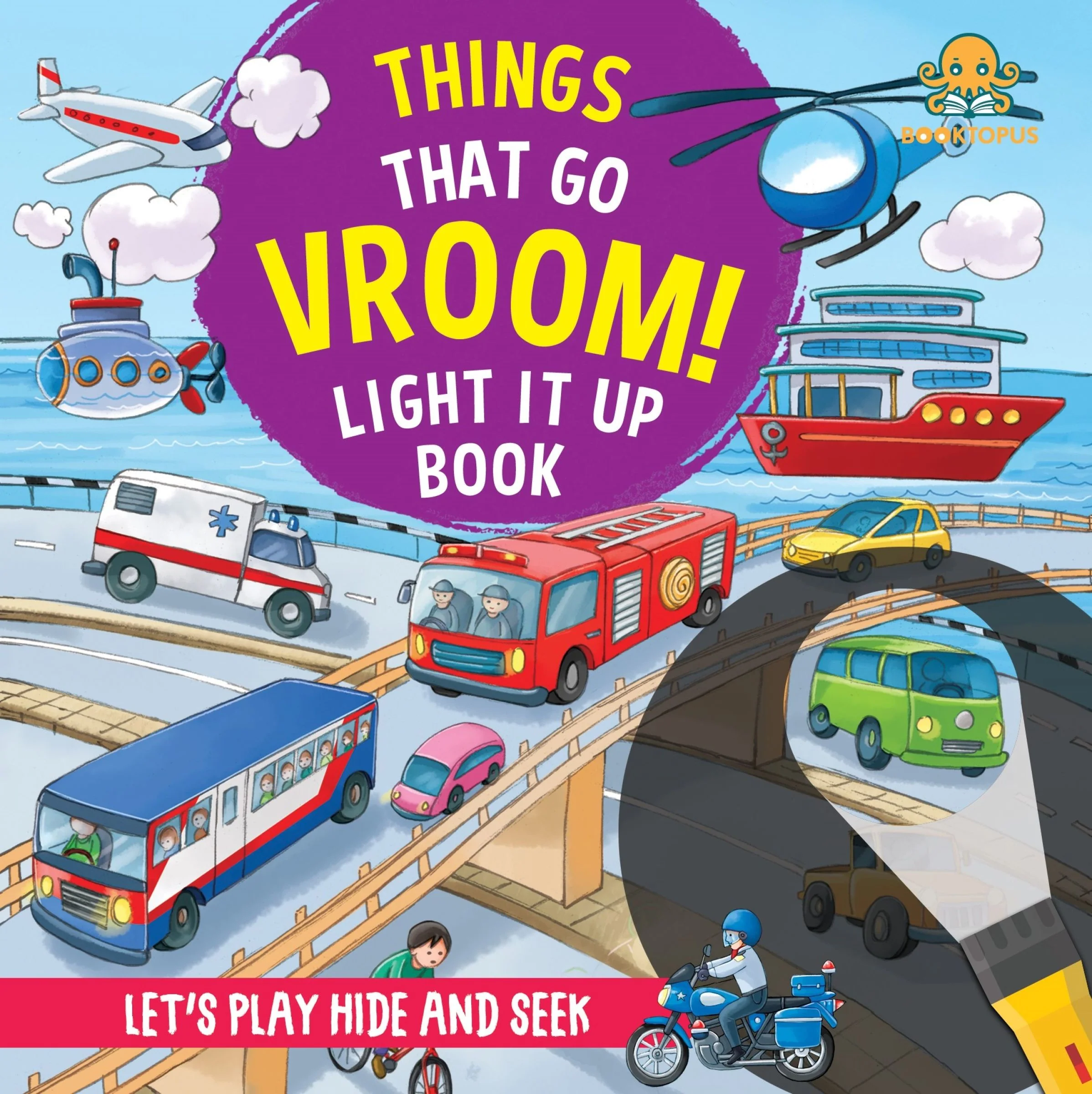 Things That Go Vroom! Light It Up Book - Image 2