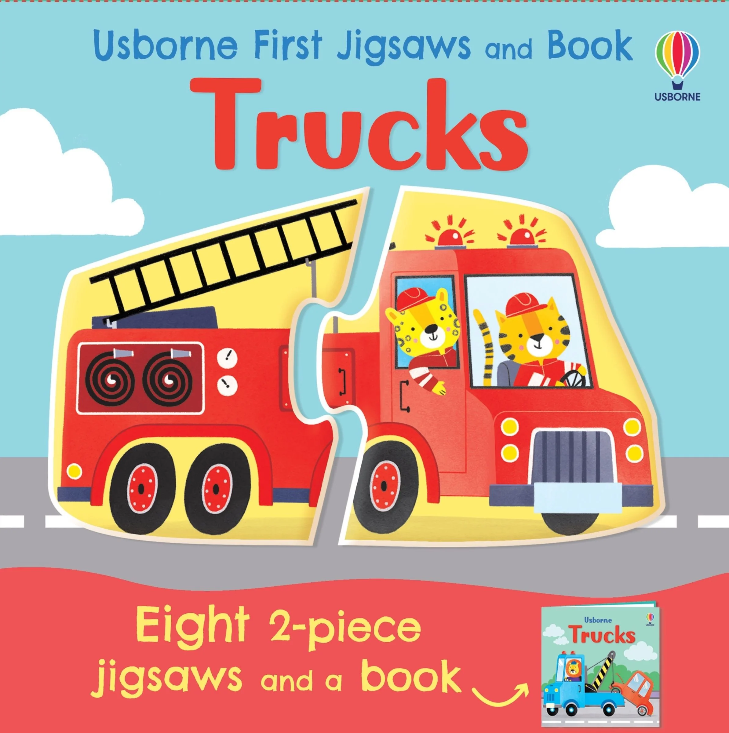 Usborne First Jigsaws and Book: Trucks - Image 2
