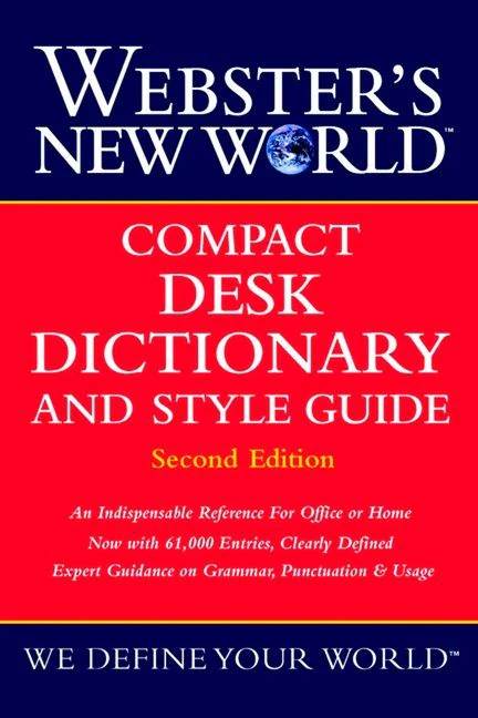 Webster's New World Compact Desk Dictionary And Style Guide, Second Edition - Image 2